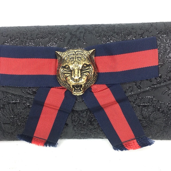 Authentic Gucci black clutch crossbody bag - Picture 12 of 15